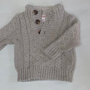 Cable Knit Toddler Pullover
